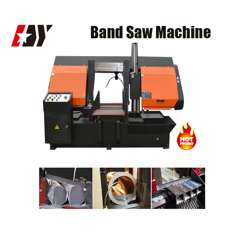 Horizontal Band Iron Cutting Saw Machine Double Column Metal High Quality Table Band Saw Machine From China